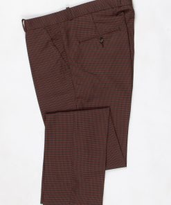 Brown Check Trousers - Relco - Mod Ska Skinhead