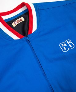66 Clothing The Alf - 1966 World Cup Final Alf Ramsey Inspired - Mid Blue Training Monkey Jacket