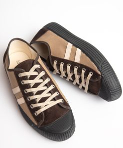 The Dewey In Brown & Cream - Mens Summer Shoes