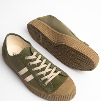 The Dewey In Green & Cream - Mens Summer Shoes