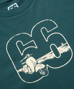 66 Clothing Coastal Vespa AceTee - Racing Green T-shirt