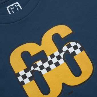66 Clothing Yellow Taxi Designed By Terry Rawlings AceTee - Petrol Blue T-shirt