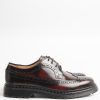The Moonstomp - Oxblood Brogue Shoes with Air Cushion Sole - Ska Skin Mod