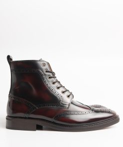 The Shelby V3 (2026) - Oxblood Brogue Boots - Peaky Blinders Inspired