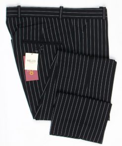 Black Stripe Trousers - Relco - Mod Ska Skinhead