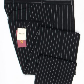 Black Stripe Trousers - Relco - Mod Ska Skinhead