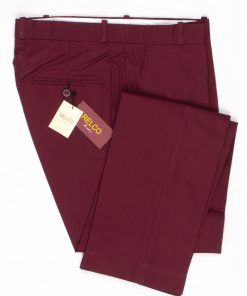 Burgundy StaPress Trousers - Relco - Mod Ska Skinhead