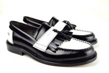 black and white two tone shoes