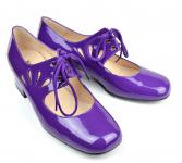 patent purple heels