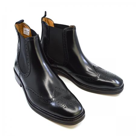 The Thomas – Black Dealer Boots – Peaky Blinders Inspired – Mod Shoes
