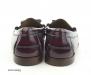 mod shoes ladies leather soled tassel loafer oxblood burgundy LaBelle 06